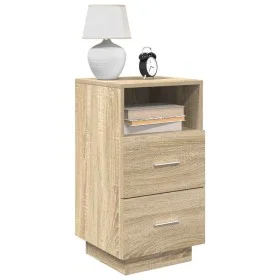Mesitas de noche 2 uds con 2 cajones roble sonoma 36x36x68 cm von , Nachttische - Ref: Foro24-858583, Preis: 101,19 €, Rabatt: %
