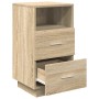 Mesitas de noche 2 uds con 2 cajones roble sonoma 36x36x68 cm von , Nachttische - Ref: Foro24-858583, Preis: 102,40 €, Rabatt: %
