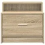 Mesilla de noche con cajón roble sonoma 51x31x47 cm de , Mesitas de noche - Ref: Foro24-858672, Precio: 44,06 €, Descuento: %