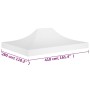 Weißes Festzeltdach 4x3 m 270 g/m² von vidaXL, Abdeckungen für Zelte und Pavillons - Ref: Foro24-315352, Preis: 38,78 €, Raba...