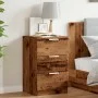 Mesitas de noche 2 uds madera ingeniería envejecida 40x36x65 cm by , Nightstands - Ref: Foro24-856933, Price: 97,88 €, Discou...