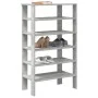 Mueble zapatero madera contrachapada gris hormigón 61x32x105 cm de , Zapateros y organizadores de calzado - Ref: Foro24-85986...