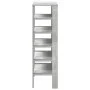 Mueble zapatero madera contrachapada gris hormigón 61x32x105 cm de , Zapateros y organizadores de calzado - Ref: Foro24-85986...