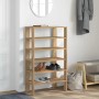 Zapatero artesanal de madera contrachapada 61x32x105 cm de , Zapateros y organizadores de calzado - Ref: Foro24-859868, Preci...