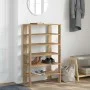 Zapatero artesanal de madera contrachapada 61x32x105 cm de , Zapateros y organizadores de calzado - Ref: Foro24-859868, Preci...