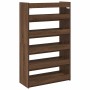 Mueble zapatero madera contrachapada marrón roble 60x25x100 cm by , Shoe racks and shoe organizers - Ref: Foro24-859875, Pric...
