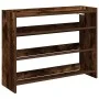 Zapatero madera contrachapada roble ahumado 80x25x62 cm de , Zapateros y organizadores de calzado - Ref: Foro24-859918, Preci...