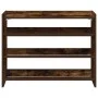 Zapatero madera contrachapada roble ahumado 80x25x62 cm de , Zapateros y organizadores de calzado - Ref: Foro24-859918, Preci...