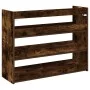 Zapatero madera contrachapada roble ahumado 80x25x62 cm de , Zapateros y organizadores de calzado - Ref: Foro24-859918, Preci...