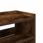 Zapatero madera contrachapada roble ahumado 80x25x62 cm de , Zapateros y organizadores de calzado - Ref: Foro24-859918, Preci...