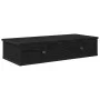 Estante de pared con cajones de madera contrachapada negro de , Estantes y estanterías - Ref: Foro24-859951, Precio: 57,83 €,...