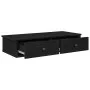 Estante de pared con cajones de madera contrachapada negro de , Estantes y estanterías - Ref: Foro24-859951, Precio: 57,83 €,...