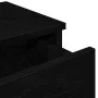 Estante de pared con cajones de madera contrachapada negro de , Estantes y estanterías - Ref: Foro24-859951, Precio: 57,83 €,...