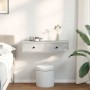 Estante de pared con cajones madera contrachapada gris hormigón von , Regale und Regale - Ref: Foro24-859953, Preis: 53,60 €,...