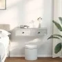 Estante de pared con cajones madera contrachapada gris hormigón von , Regale und Regale - Ref: Foro24-859953, Preis: 51,45 €,...