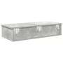 Estante de pared con cajones madera contrachapada gris hormigón von , Regale und Regale - Ref: Foro24-859953, Preis: 51,45 €,...