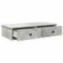 Estante de pared con cajones madera contrachapada gris hormigón von , Regale und Regale - Ref: Foro24-859953, Preis: 51,45 €,...