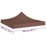 Festzeltdach für Feiern braun 2x2 m 270 g/m² von vidaXL, Abdeckungen für Zelte und Pavillons - Ref: Foro24-315345, Preis: 24,...