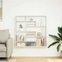 Estante cubo de pared 7 compartimentos madera ingeniería blanco by , Shelves and shelves - Ref: Foro24-860022, Price: 66,54 €...