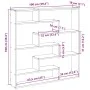 Estante cubo de pared 7 compartimentos madera ingeniería blanco by , Shelves and shelves - Ref: Foro24-860022, Price: 66,54 €...