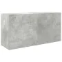Mueble de pared baño madera ingeniería gris hormigón 80x25x40cm von , Badezimmerwaschtische - Ref: Foro24-860088, Preis: 59,7...