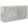 Mueble de pared baño madera ingeniería gris hormigón 80x25x40cm von , Badezimmerwaschtische - Ref: Foro24-860088, Preis: 55,8...