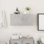 Mueble de pared baño madera ingeniería gris hormigón 80x25x40cm von , Badezimmerwaschtische - Ref: Foro24-860088, Preis: 59,7...