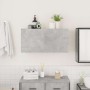 Mueble de pared baño madera ingeniería gris hormigón 80x25x40cm von , Badezimmerwaschtische - Ref: Foro24-860088, Preis: 55,8...