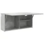 Mueble de pared baño madera ingeniería gris hormigón 80x25x40cm von , Badezimmerwaschtische - Ref: Foro24-860088, Preis: 59,7...