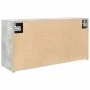 Mueble de pared baño madera ingeniería gris hormigón 80x25x40cm von , Badezimmerwaschtische - Ref: Foro24-860088, Preis: 59,7...