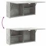 Mueble de pared baño madera ingeniería gris hormigón 80x25x40cm von , Badezimmerwaschtische - Ref: Foro24-860088, Preis: 55,8...