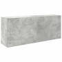 Mueble pared baño madera ingeniería gris hormigón 100x25x40 cm by , bathroom vanities - Ref: Foro24-860106, Price: 66,48 €, D...