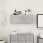 Mueble pared baño madera ingeniería gris hormigón 100x25x40 cm by , bathroom vanities - Ref: Foro24-860106, Price: 66,48 €, D...
