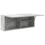 Mueble pared baño madera ingeniería gris hormigón 100x25x40 cm by , bathroom vanities - Ref: Foro24-860106, Price: 66,48 €, D...