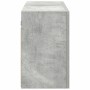 Mueble pared baño madera ingeniería gris hormigón 100x25x40 cm by , bathroom vanities - Ref: Foro24-860106, Price: 66,48 €, D...