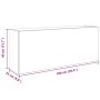 Mueble pared baño madera ingeniería gris hormigón 100x25x40 cm by , bathroom vanities - Ref: Foro24-860106, Price: 66,48 €, D...
