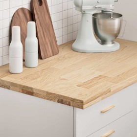 Encimera de cocina rectangular madera maciza roble by , Table tops - Ref: Foro24-4009004, Price: 130,70 €, Discount: %