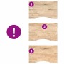 Tablero escritorio rectangular madera maciza roble sin tratar by , Table tops - Ref: Foro24-4009012, Price: 74,68 €, Discount: %