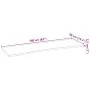 Tablero escritorio 160x60x2,5cm rectangular madera maciza roble by , Table tops - Ref: Foro24-4009031, Price: 122,43 €, Disco...