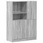 Set de muebles de cocina 2 pzas madera ingeniería gris sonoma by , Shelves and shelves - Ref: Foro24-3324147, Price: 193,01 €...