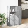 Set de muebles de cocina 2 pzas madera ingeniería gris sonoma by , Shelves and shelves - Ref: Foro24-3324147, Price: 193,01 €...