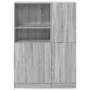 Set de muebles de cocina 2 pzas madera ingeniería gris sonoma by , Shelves and shelves - Ref: Foro24-3324147, Price: 193,01 €...