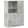 Set de muebles de cocina 2 pzas madera ingeniería gris hormigón von , Regale und Regale - Ref: Foro24-3324145, Preis: 187,66 ...