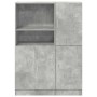 Set de muebles de cocina 2 pzas madera ingeniería gris hormigón von , Regale und Regale - Ref: Foro24-3324145, Preis: 187,66 ...