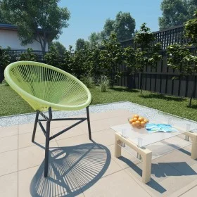 Acapulco round chair green synthetic rattan by vidaXL, Garden chairs - Ref: Foro24-313141, Price: 79,63 €, Discount: %