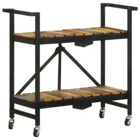 Carrito de cocina de madera maciza reciclada 87x36x81 cm von , Küchen- und Speisewagen - Ref: Foro24-321711, Preis: 132,30 €,...