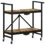 Carrito de cocina de madera maciza reciclada 87x36x81 cm von , Küchen- und Speisewagen - Ref: Foro24-321711, Preis: 132,30 €,...