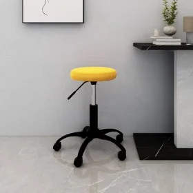 Silla de oficina giratoria de terciopelo amarillo mostaza by , Office chairs - Ref: Foro24-333181, Price: 44,84 €, Discount: %