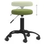 Silla de oficina giratoria de terciopelo verde claro de , Sillas de oficina - Ref: Foro24-333176, Precio: 45,15 €, Descuento: %