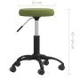 Silla de oficina giratoria de terciopelo verde claro de , Sillas de oficina - Ref: Foro24-333176, Precio: 45,15 €, Descuento: %